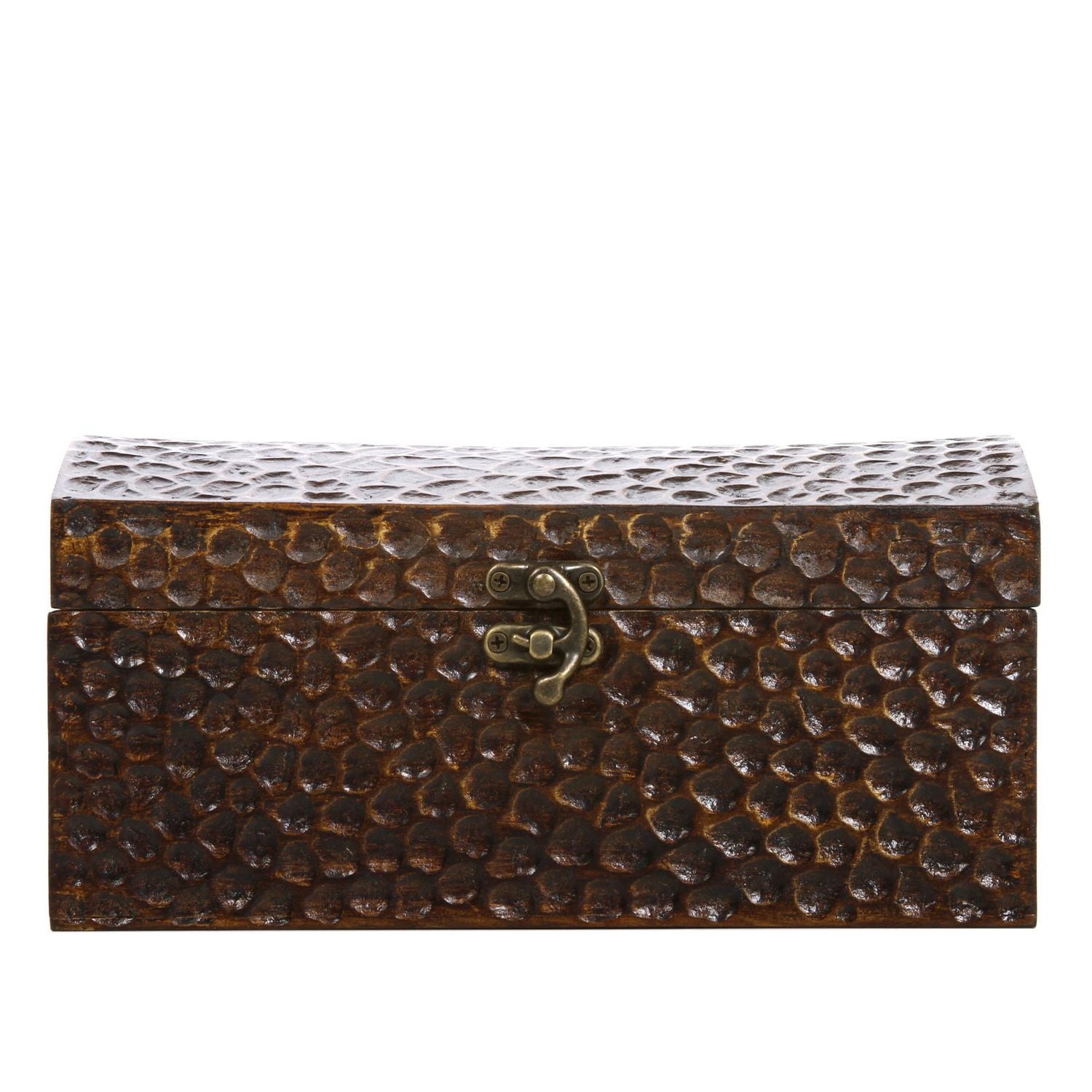 Boîte en bois à motif nid d'abeille HOMETRENDS®