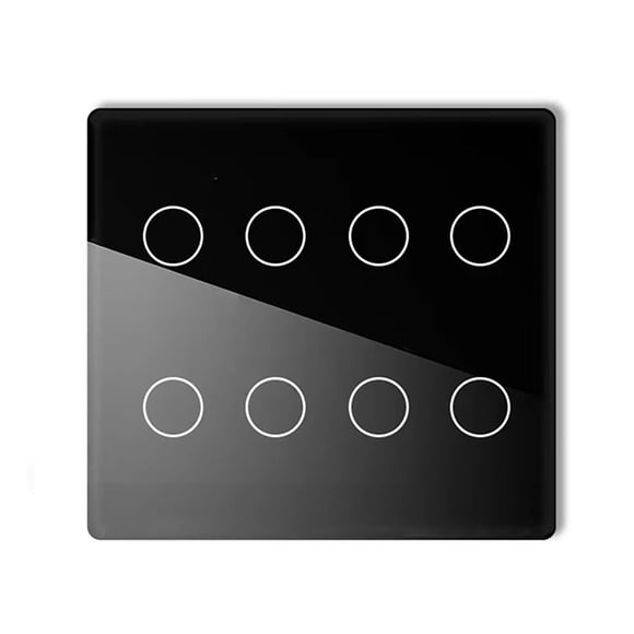 thinsony WiFi Touching Switch Strong Sensitivity Dual-mode 6/8 Way Switch for Tuya Smartlife App for Tmall Genie