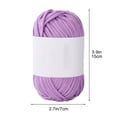 thumbnail image 3 of Home Decor, Colorful Hand Knitting 50g Knitting Crochet Milk Soft Baby Wool Yarn, Mother Gifts, 3 of 7