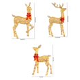 thumbnail image 4 of 3pcs Lighted Christmas Deer Family Set Outdoor Yard Decoration, 4 of 4