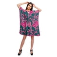 thumbnail image 2 of Moomaya Robe Courte de Caftan de Plage, Robe de Couverture Imprimée, Kaftan pour Femmes, Tenue de Plage, Couverture, 2 of 4