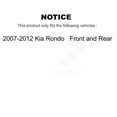 thumbnail image 2 of SIM Rear Semi-Metallic Disc Brake Pads SIM-1296 for Car 2007-2012 Kia Rondo, 2 of 8