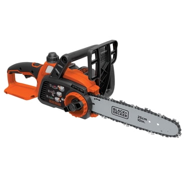 BLACK+DECKER Scie à chaîne sans fil 20V MAX* Lithium-Ion 10 po. avec batterie 2.0Ah et chargeur