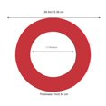 thumbnail image 3 of MesaSe 4pc Dartboard Surround Wall Protector Black Red Blue Three Sizes, 3 of 9