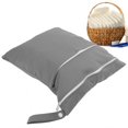 thumbnail image 1 of Diaper Bag Backpack, Portable Baby Changing Bags, Diapers Pouch Waterproof Diapers for Travel Pool Beach Gray, 1 of 7