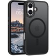 thumbnail image 1 of [PST] iPhone 16 Plus Case, Hybrid Silicone Matte Back Cover with Magnetic (MagSafe Compatible), 1 of 5