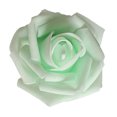 thumbnail image 3 of ziyahi Pack of 50 Artificial Bionic Flowers PE Foam Simulation Roses Fake Flower Decorations Wedding Party Engagement Presents Light Green, 3 of 9