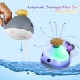 thumbnail image 3 of Water Spray Toy Electric: Whale Rotatable Light up Bath Sprinkler Toy Shower Toy, 3 of 6