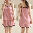 thumbnail image 1 of Women's Solid Color Suspender Pajama Set Comfortable Stretch Lingerie for Sleepwear and Special Occasions, 1 of 5