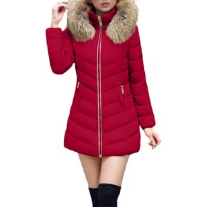 Dvprdro Plus Taille Long Hiver Coats Quilted Flèche doublée Windproof Chaud Veste à capuche Thicken Long Sleeve matelassée Parka avec poches pour femme