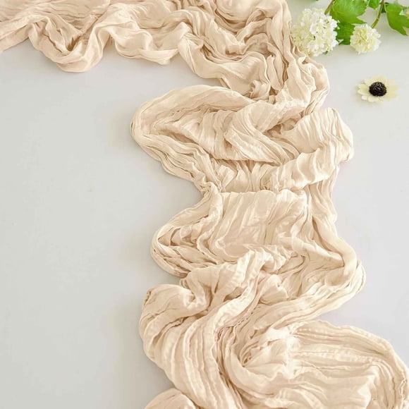 Bwomeauty Décoration de Chambre, 1 Pce Long Chemin de Table Décoration Chemin Transparent pour Mariage Anniversaire Fête Poussiéreux, Cadeaux pour la Famille