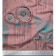 thumbnail image 1 of Soimoi Velvet Fabric Brush Stroke Abstract Decor Fabric Printed Yard 58 Inch Wide, 1 of 3