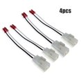 thumbnail image 2 of 4 Pcs Car Speaker Adapter Wiring Harness Auto Cable Cord Adapter For Jeep Renegad-e 2014-2018 For Wrangler 2003-2017, 2 of 6