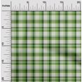 thumbnail image 2 of oneOone Rayon Light Green Fabric Check Craft Projects Decor Fabric Printed By The Yard 56 Inch Wide, 2 of 4