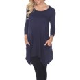 thumbnail image 2 of (Marine, m) - Tunique Unie pour Femme, 2 of 4
