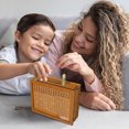 thumbnail image 4 of Boovnll Money Saving Box, Home Counter Wooden Piggys Bank Wooden Crafts Decorative Gift Wooden Piggys Bank with Counter Piggys Bank Non-Openable Piggys Bank Savings Goal, Savings Box, Money Box, 4 of 7