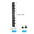 thumbnail image 2 of 6 Holes Ring Binder, A6 Notebook 20mm Binder Mechanisms, Black, 1 Set, 2 of 7