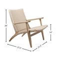 thumbnail image 2 of Cavo Beech & Hemp Coastal Lounge Chair - Contract Grade, 2 of 6