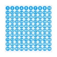 thumbnail image 2 of QTOCIO 1 Inch 1 To 100 Number Combination Stickers Sheets For Note Decoration, 2 of 4