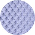 thumbnail image 1 of Ahgly Company Tapis d'Intérieur Lavables à la Machine pour la Zone de Pervenche Violette, Rond de 7', 1 of 7