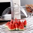 thumbnail image 4 of Microwave Plate Cover Transparent Cover 9.2 Inch An Ti Splatter Lid With Steam Vents Holes And Handle Microwave Cover For Food Microwave Oven Heating Cover Oil Proof Cover Freezer Bags Slider Sandwich, 4 of 5