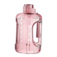 thumbnail image 1 of jinwen Drinking Cup Water Bottle with straws Large Capacity Lockable Lid Reusable Water pink 2500ml, 1 of 9