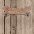 thumbnail image 3 of Wooden Bone Shape With 2 Brass Hooks Natural, 3 of 4