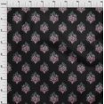 thumbnail image 3 of oneOone Silk Tabby Fabric Leaves|Floral & Paisley Block Print Fabric BTY 42 Inch Wide, 3 of 4