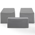 thumbnail image 4 of Crosley Ensemble de Housse de Meubles MO75005-GY 3 Pcs avec 2 Chaises et Table Basse - Gris, 4 of 8