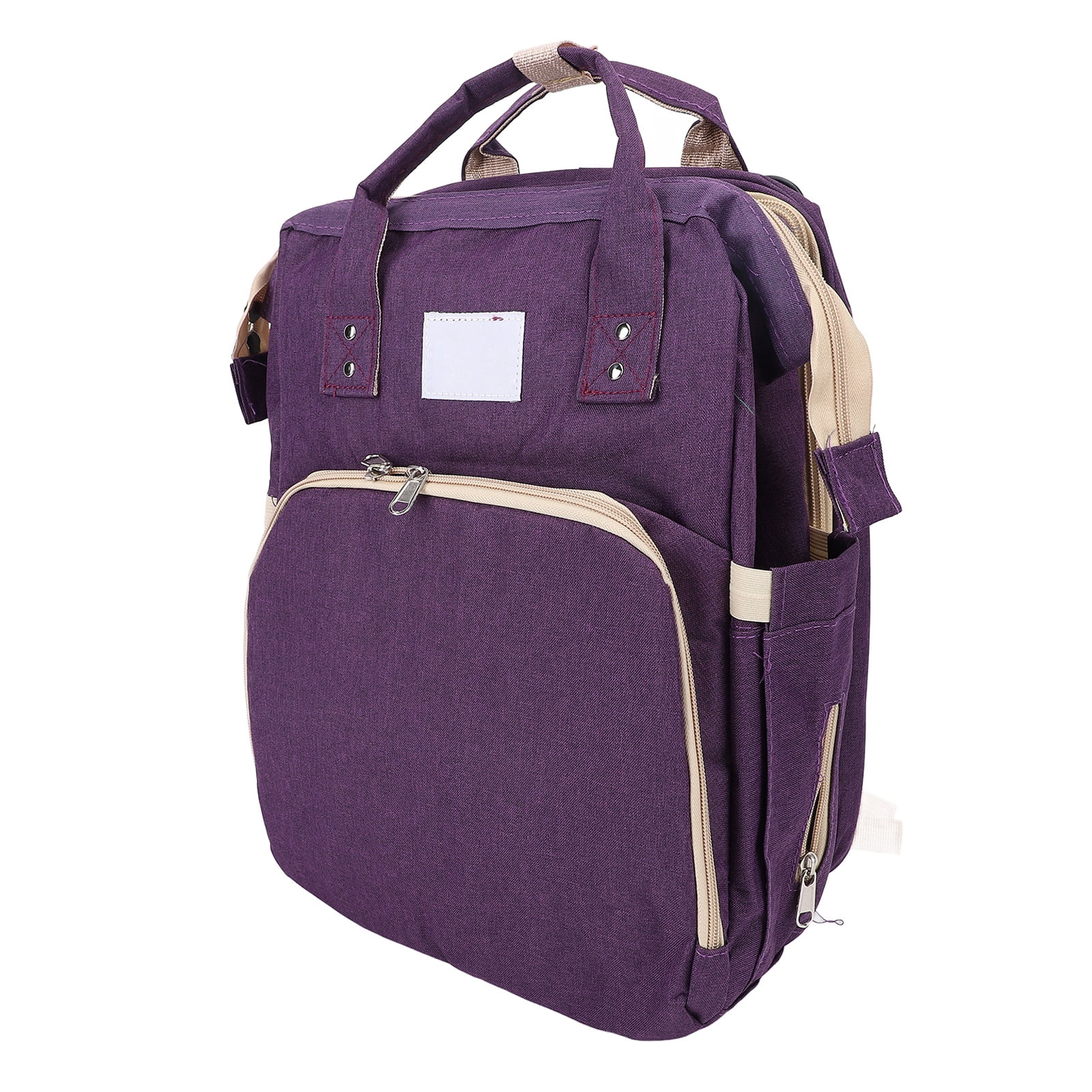 Diaper Bag, Baby Diaper Bag Easy To Wash Multifunction with Top Handle for Baby Shower Purple