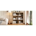 thumbnail image 2 of GloryStar 6-Cube Modern Bookcase, 53" High Storage Bookshelf with Anti-Tip Design, Freestanding Organizer for Any Room, 2 of 6