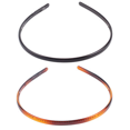 thumbnail image 1 of Set of 2 Black Plastic Sharks Tooth Hair Comb Headband, 1 of 5
