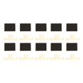 thumbnail image 4 of Cergrey Mini Blackboard, Mini Chalkboard, 10PCS Memo Board Wooden Mini Blackboard Chalkboard Message Note Board With Stand Holder Clip Note Board, 4 of 8