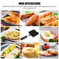 thumbnail image 4 of Bread Frying Pan Double Sided Non Stick Sandwich Maker Barbecue Plate Sandwich Toaster Mold Toastie Waffle Maker Breakfast Pancake Pan for Home Kitchen, 4 of 10