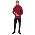 thumbnail image 3 of Trespass Mens 1/2 Zip Microfleece Blackford Merlot in Size - S, 3 of 7
