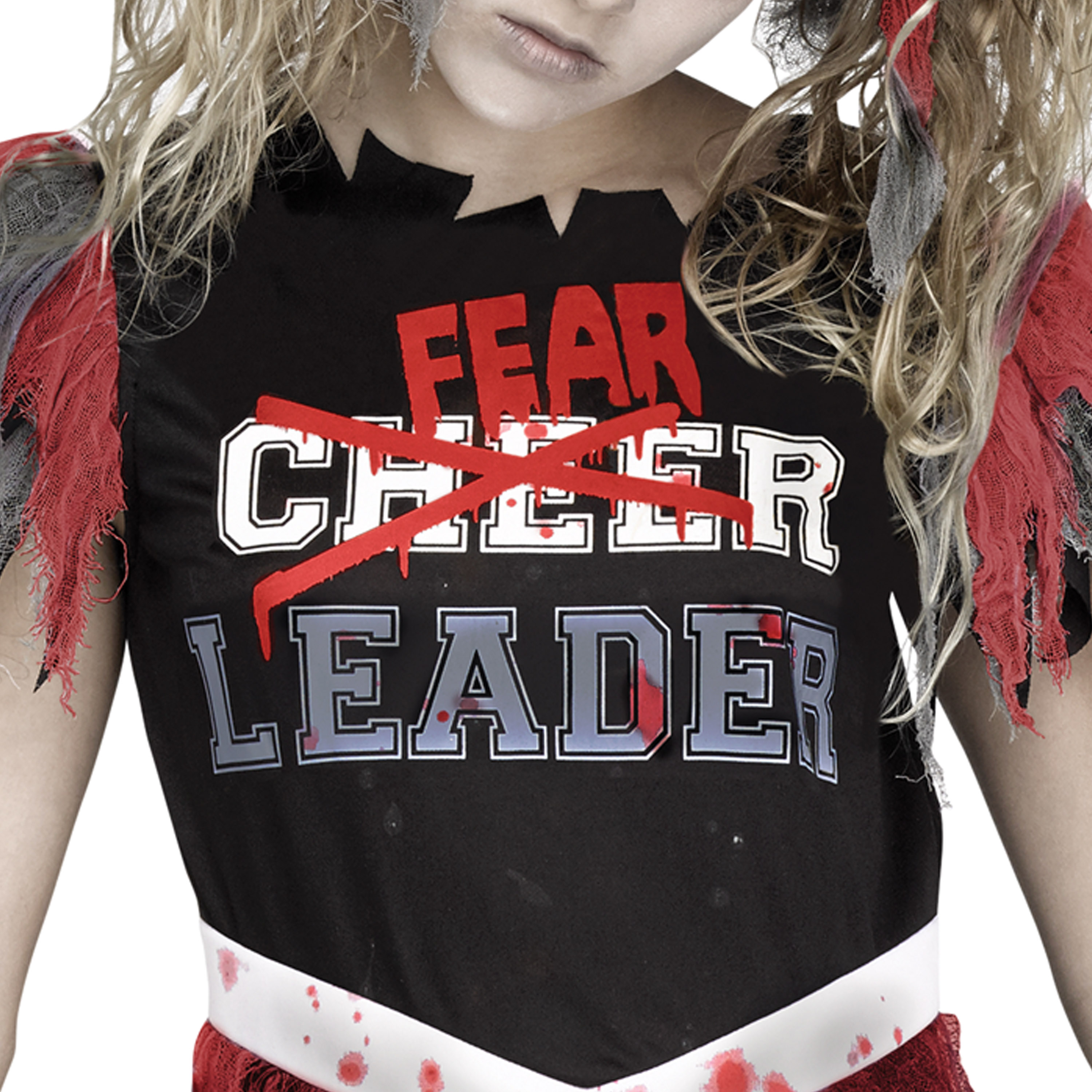 Costume d’Halloween Zombie Meneuse De Peur pour enfants, filles taille M 7-8, par Fun World