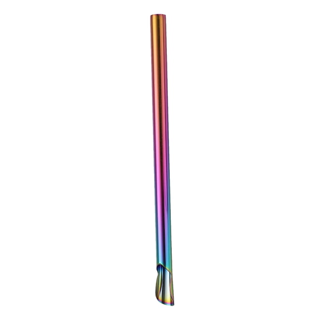 Stainless Steel Color Straw Frappuccino Drink Smoothie Straw Color (Smoothie Tube)