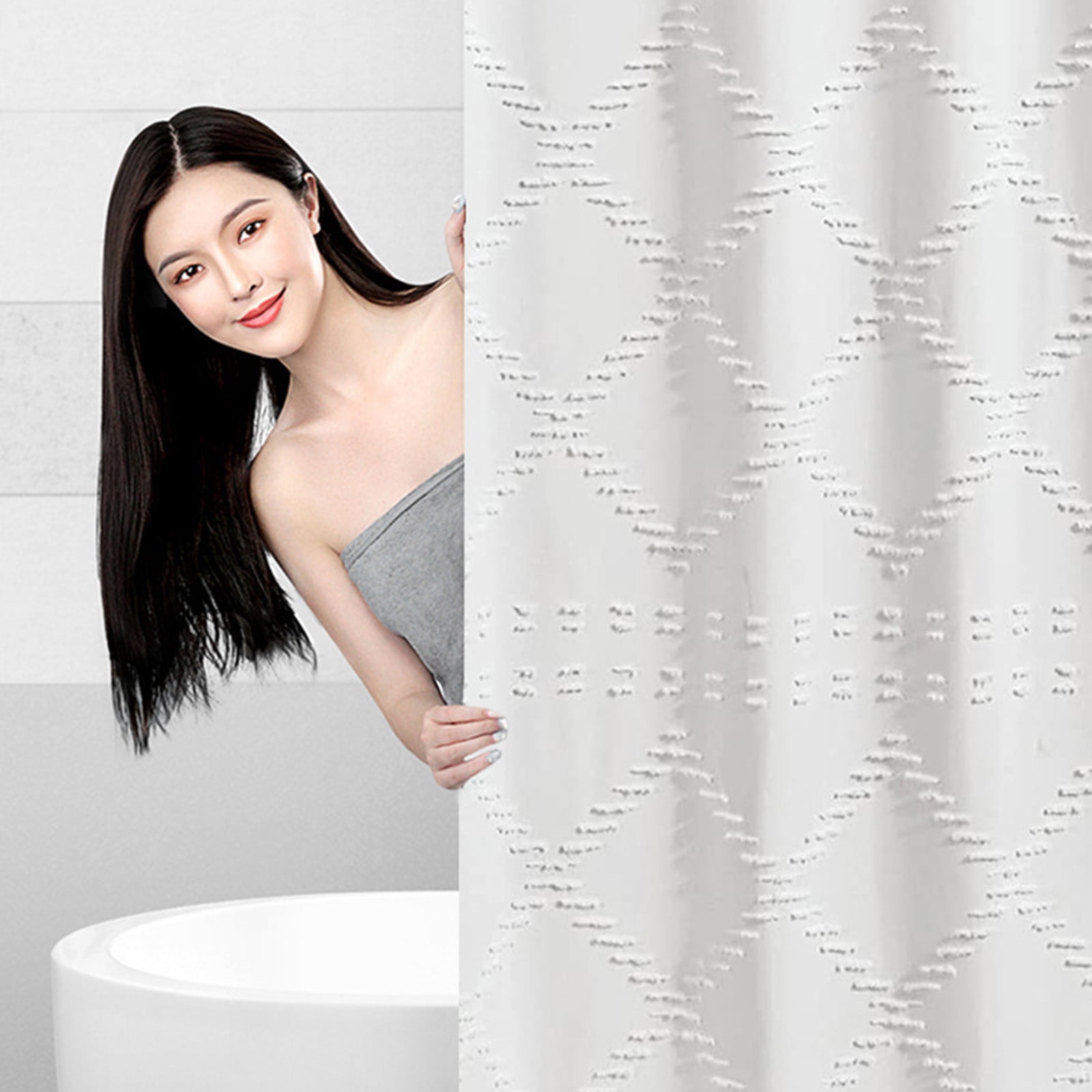 Shower Curtains, Shower Curtain for Bathroom Modern Farmside Shower Curtain Universal for All Seasons in Bath Long Shower Curtains Set Shower Curtain for Bathroom