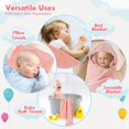 thumbnail image 2 of EcoNesxp Ideal baby items for boys and girls with five towels, baby hooded bath towels, pink, newborn essentials for babies, 2 of 5