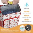 thumbnail image 2 of Retro Hawaiian Floral Insulated Cooler Backpack - 20L, Perfect for Summer Outings, Road Trips, Work, 2 of 5