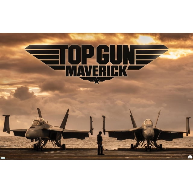 Top Gun: Maverick - Deck Wall Poster, 14.725" x 22.375" Framed