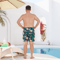 thumbnail image 3 of PatPat Family Matching Tropical Floral Drawstring Swim Trunks or Shell Edge Bikini, 3 of 3