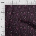 thumbnail image 2 of oneOone Polyester Spandex Pink Fabric Floral Craft Projects Decor Fabric Printed By The Yard 56 Inch Wide, 2 of 5