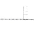 thumbnail image 3 of Collier chic en chaîne rolo rectangulaire de Miabella en argent sterling, 3 of 5