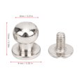 thumbnail image 3 of Rivets en Cuivre, Tête Ronde, Clou de Mamelon, Rivets en Cuir, Vis Chicago, Kit Assorti pour Sacs, Décoration de Chaussures, 3 of 7