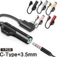thumbnail image 3 of 2/1*USB-C TypeC vers Prise 3,5 mm AUX Casque Adaptateur Répartiteur Audio Chargement Hot R3J2, 3 of 6