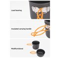 thumbnail image 3 of Camping Pots, Aluminum Alloy Camping Cookware Kit Non Stick  for 1-2 People, 3 of 7