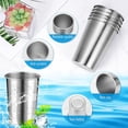 thumbnail image 4 of Chmadoxn Cups Drinking Mug 350ml Stainless Steel Cup Camping Party Tumbler Coffee Beer Stainless Steel Cup, 4 of 9