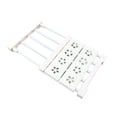 thumbnail image 1 of Expandable Closet Tension Shelf Cabinet Organizer Shoe Cabinet Divider Wardrobe Flower Partition Separation Storage Rack White Retractable Garden Flower 24Cm Shoe, 1 of 8