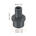 thumbnail image 2 of Unique Bargains UPVC Reducer Pipe Fitting 32mm OD 20mm Barbed, 2 Pack Straight Coupling Adapter Connector, Grey, 2 of 5
